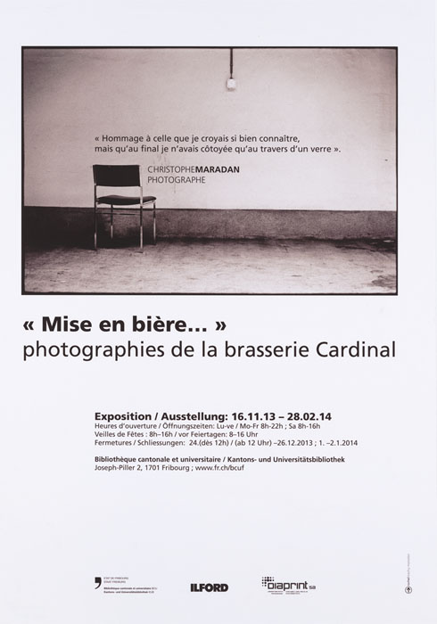 "...Hopfen und Malz verloren" Fotografien der Brauerei Cardinal 