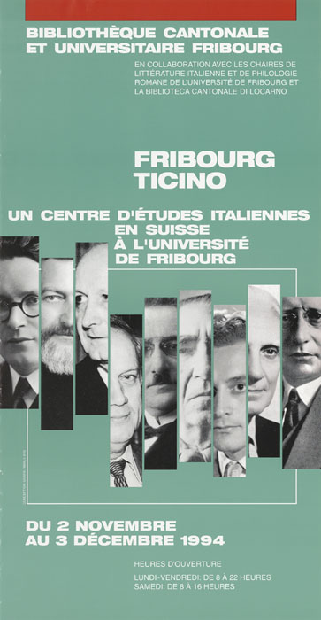 Freiburg-Ticino. Un centro di studi italiani in Svizzera all’Università di Friburgo. 