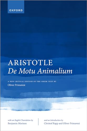 Aristotle, 'De motu animalium'<br>a new critical edition of t...