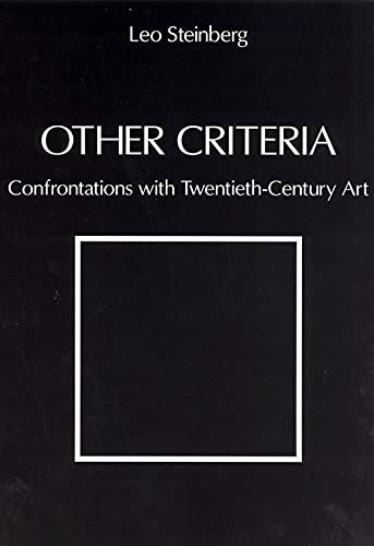 Other criteria<br>confrontations with twentieth-century art
