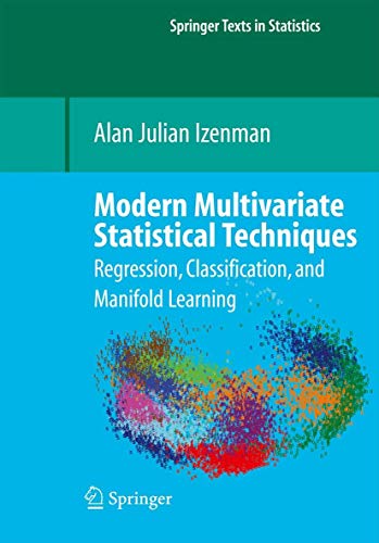 Modern multivariate statistical techniques<br>regression, cla...