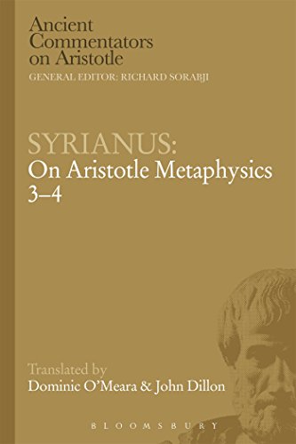 On Aristotle Metaphysics 3-4