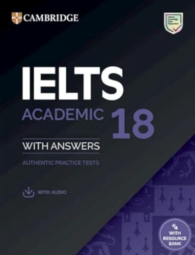IELTS academic<br>18 with answers<br>authentic practice tests ...