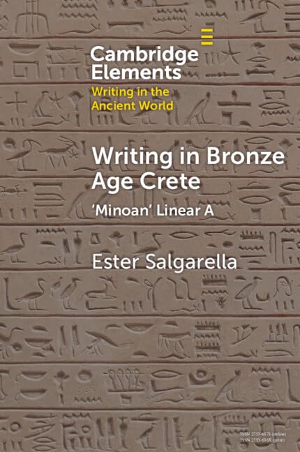 Writing in Bronze Age Crete<br>'Minoan' Linear A