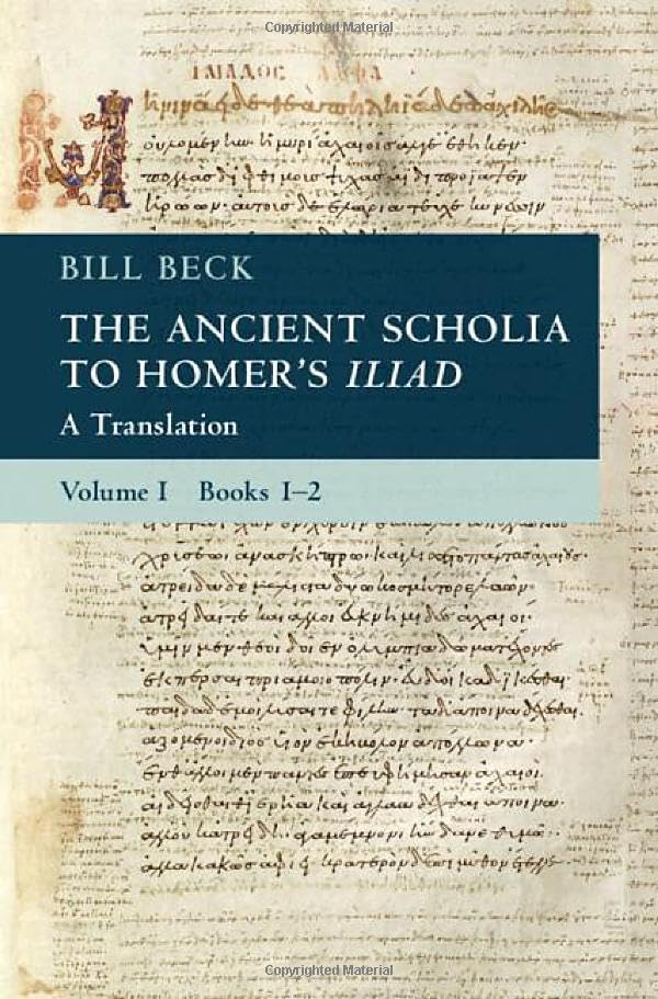The ancient scholia to Homer's Iliad<br>a translation