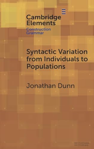 Syntactic variation from individuals to populations<br>langua...