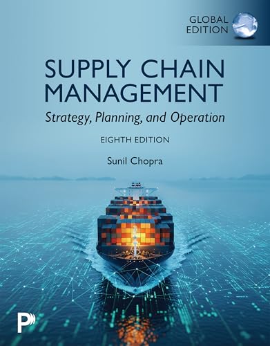 Supply chain management<br>strategy, planning, and operation