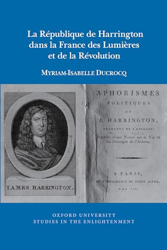 La république de Harrington dans la France des Lumières et d...
