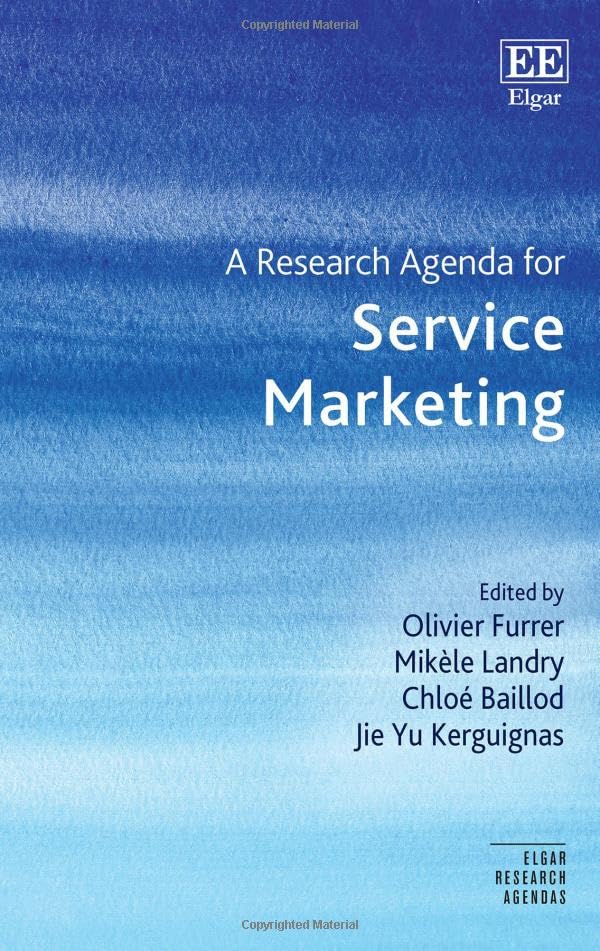 A research agenda for service marketing