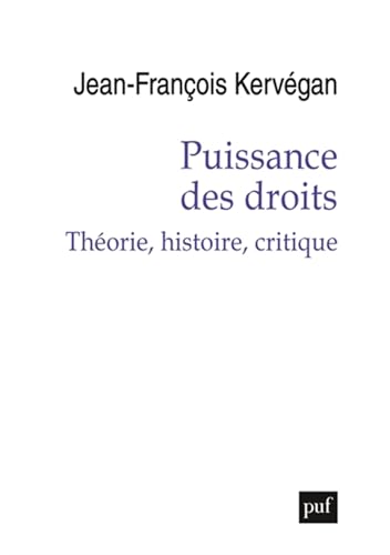 Puissance des droits<br>théorie, histoire, critique