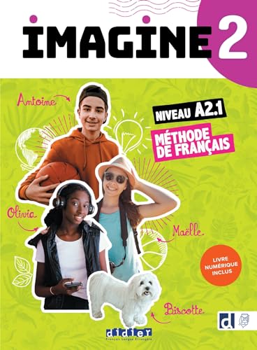 Imagine 2<br>niveau A2.1<br>méthode de français