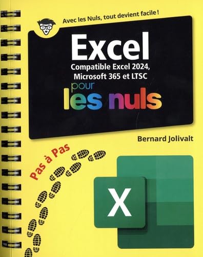 Excel 2024 pas à pas pour les nuls<br>compatible Excel 2024, ...