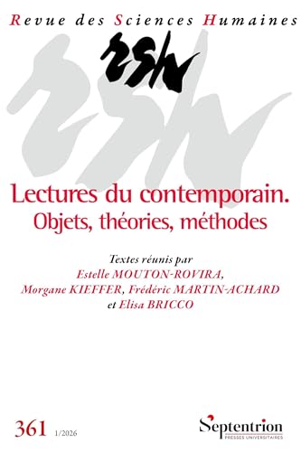 Lectures du contemporain<br>objets, théories, méthodes