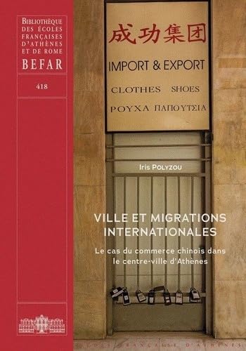 Ville et migrations internationales<br>le cas du commerce chi...