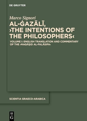 Al-Ġazālī, The intentions of the philosophers