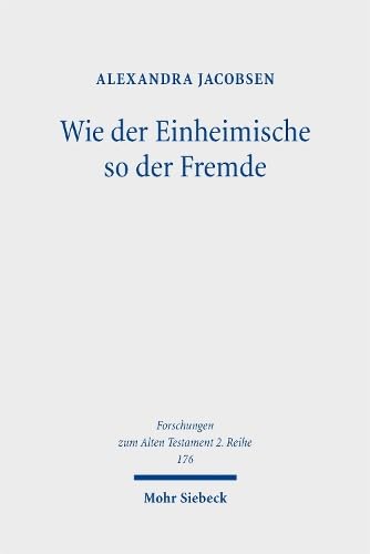 Wie der Einheimische so der Fremde<br>zur Entstehung und Inte...