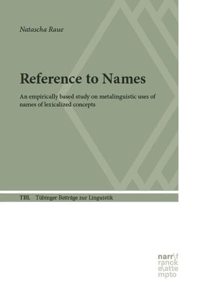 Reference to names<br>an empirically based study on metalingu...