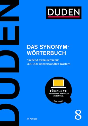 Das Synonymwörterbuch<br>treffend formulieren mit 300'000 si...