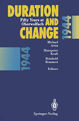 Duration and change<br>fifty years at Oberwolfach