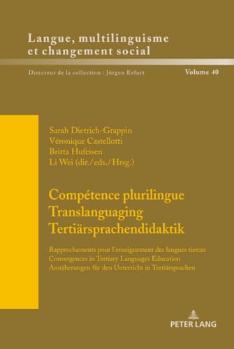 Compétence plurilingue<br>rapprochements pour l’enseignement ...