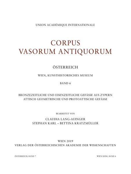 Bronzezeitliche und eisenzeitliche Gefässe aus Zypern attisc...