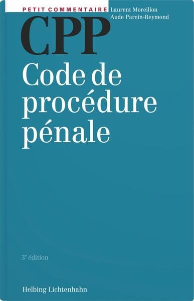 CPP : Code de procédure pénale