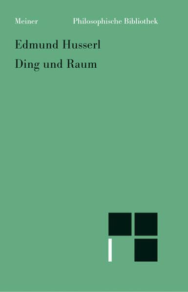 Ding und Raum<br>Vorlesungen 1907