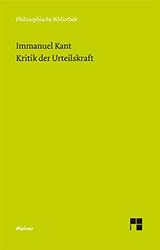 Kritik der Urteilskraft  ; Beilage: Erste Einleitung in die ...