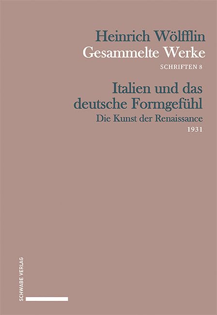 Italien und das deutsche Formgefühl<br>1931