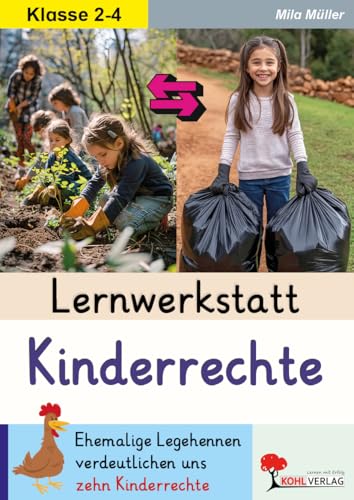 Lernwerkstatt Kinderrechte<br>ehemalige Legehennen verdeutlic...