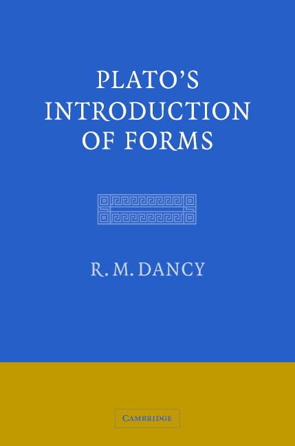 Plato's introduction of forms