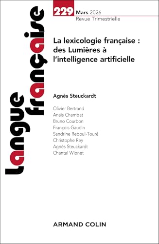 La lexicologie française : des Lumières à l'intelligence art...