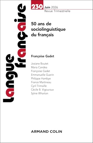 50 ans de sociolinguistique du français