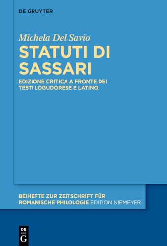 Statuti di Sassari : edizione critica a fronte dei testi log...