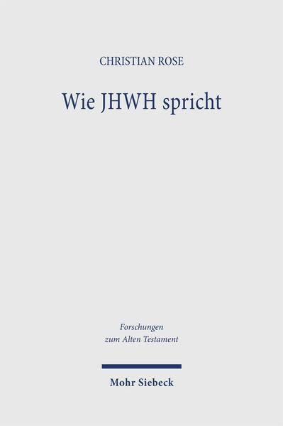 Wie JHWH spricht : die temporelle Steuerung von Verbalaussag...