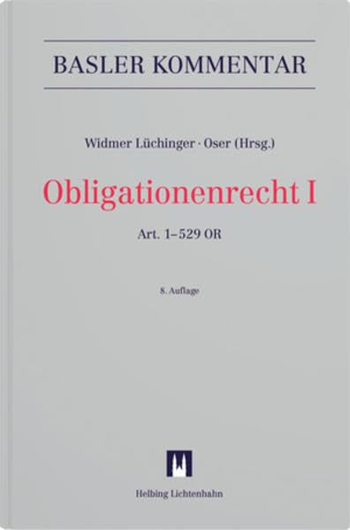 Obligationenrecht I : Art. 1–529 OR