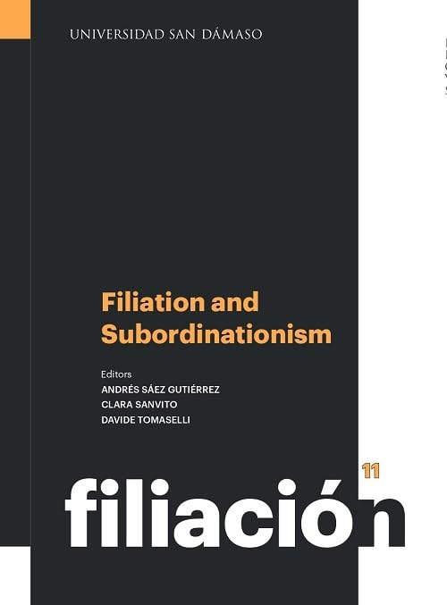 Filiation and subordinationism : proceedings of the 19th and...
